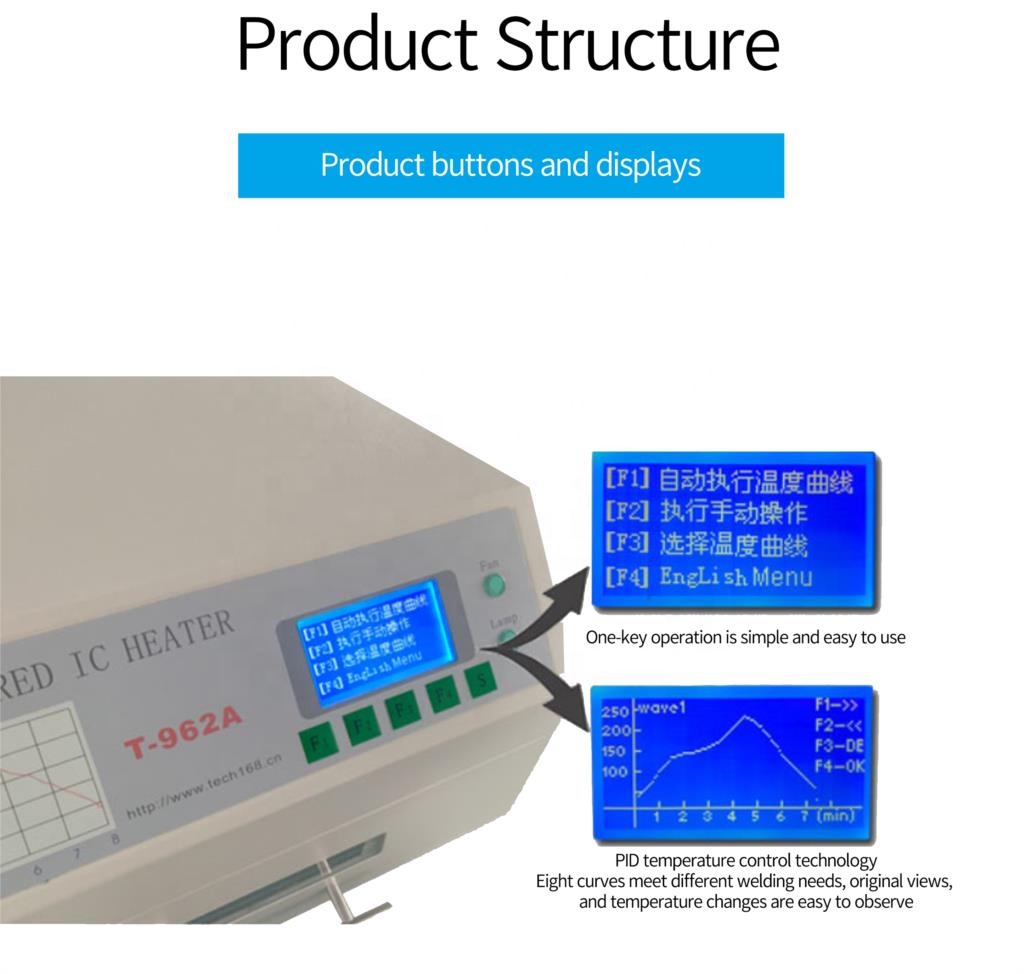 T-962 Desktop Infrared IC Heat - Infrared Bga Rework Station recension och pris