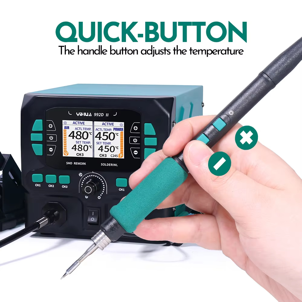 YIHUA 992D-II Soldering Statio - C210 Precision Soldering Station recension och pris