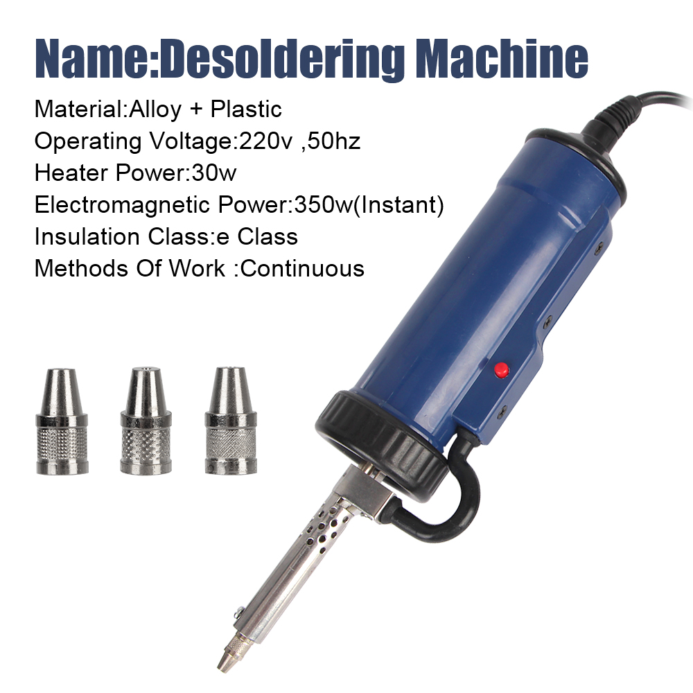 Automatic Remove Pump with 3 S - Desoldering Pump Electric Vacuum Station recension och pris