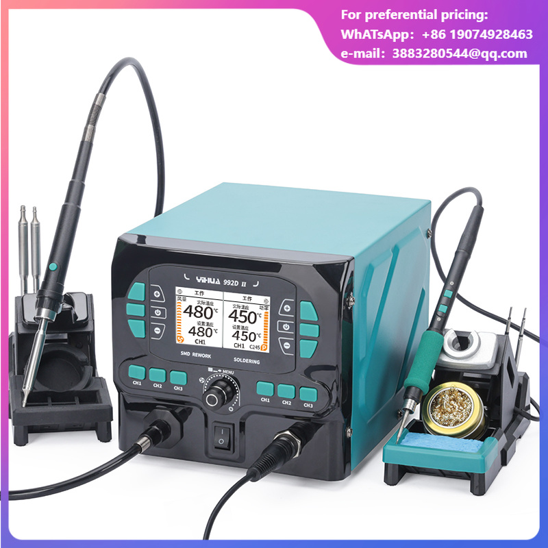 YIHUA 992D-II 2 In 1 LCD Displ - C210 Precision Soldering Station recension och pris